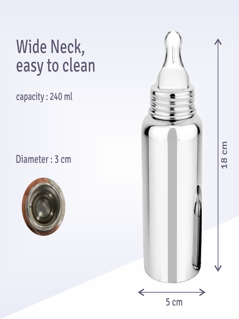 Stainless Steel Feeding Bottle